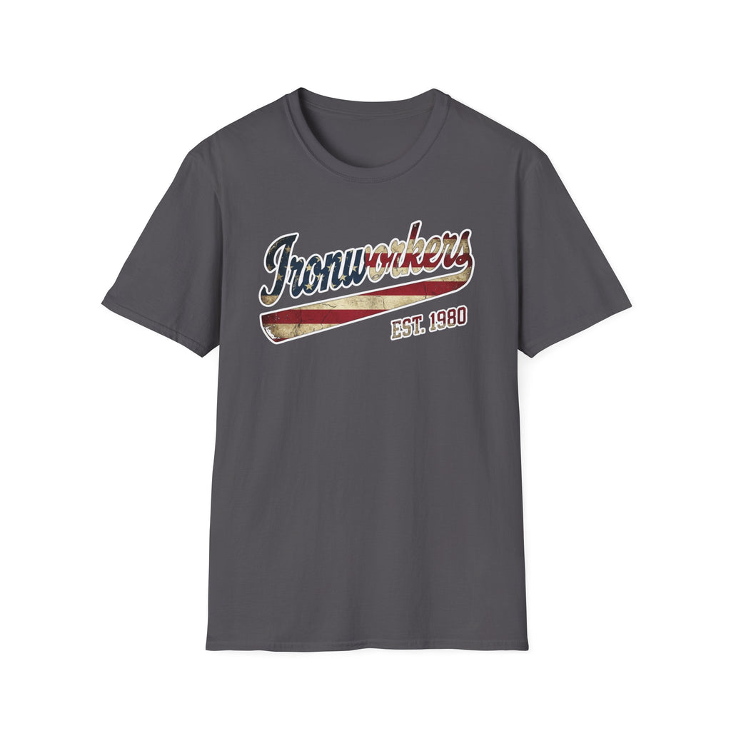 Ironworkers Patriotic Softball T-Shirt