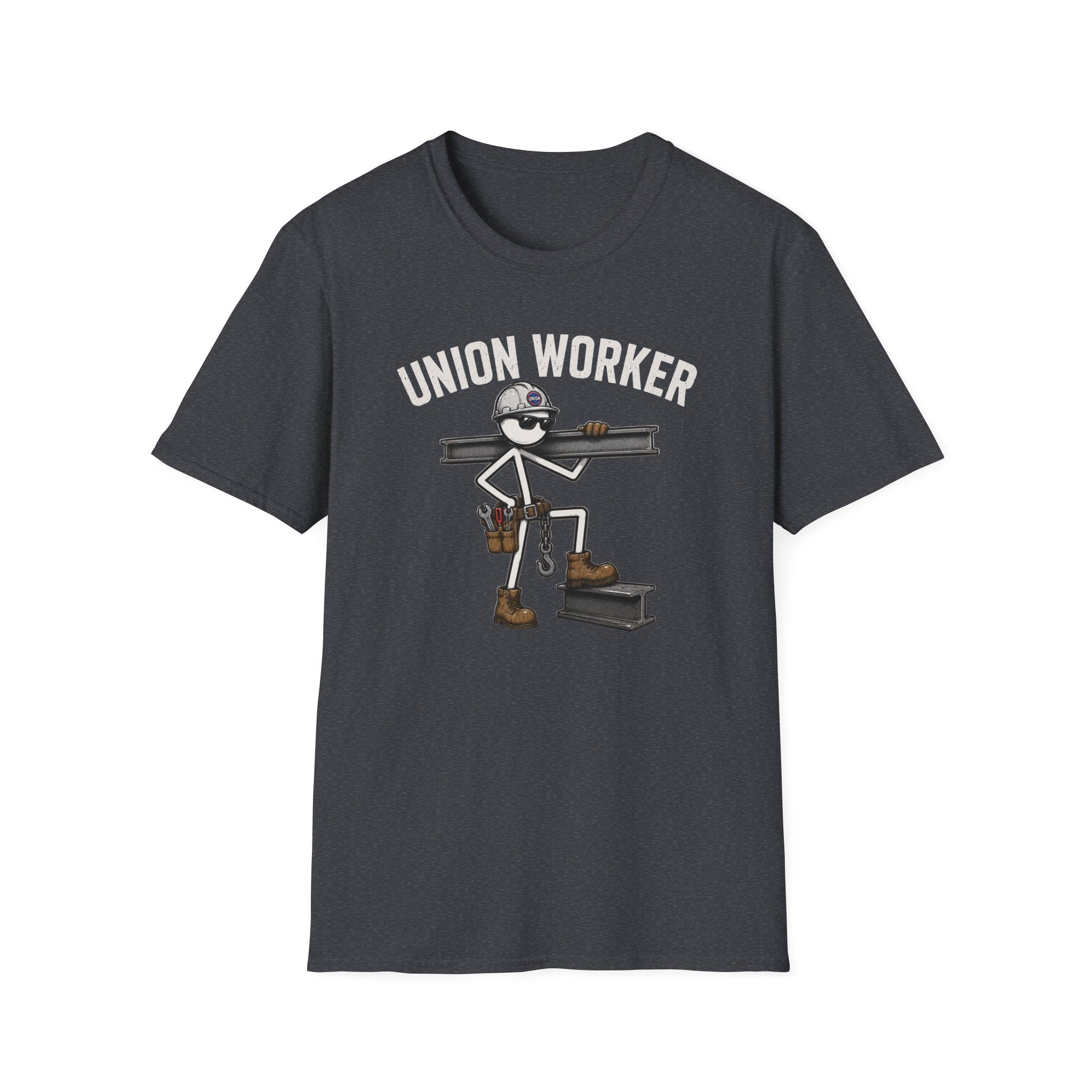 Union Worker Stickman T-Shirt
