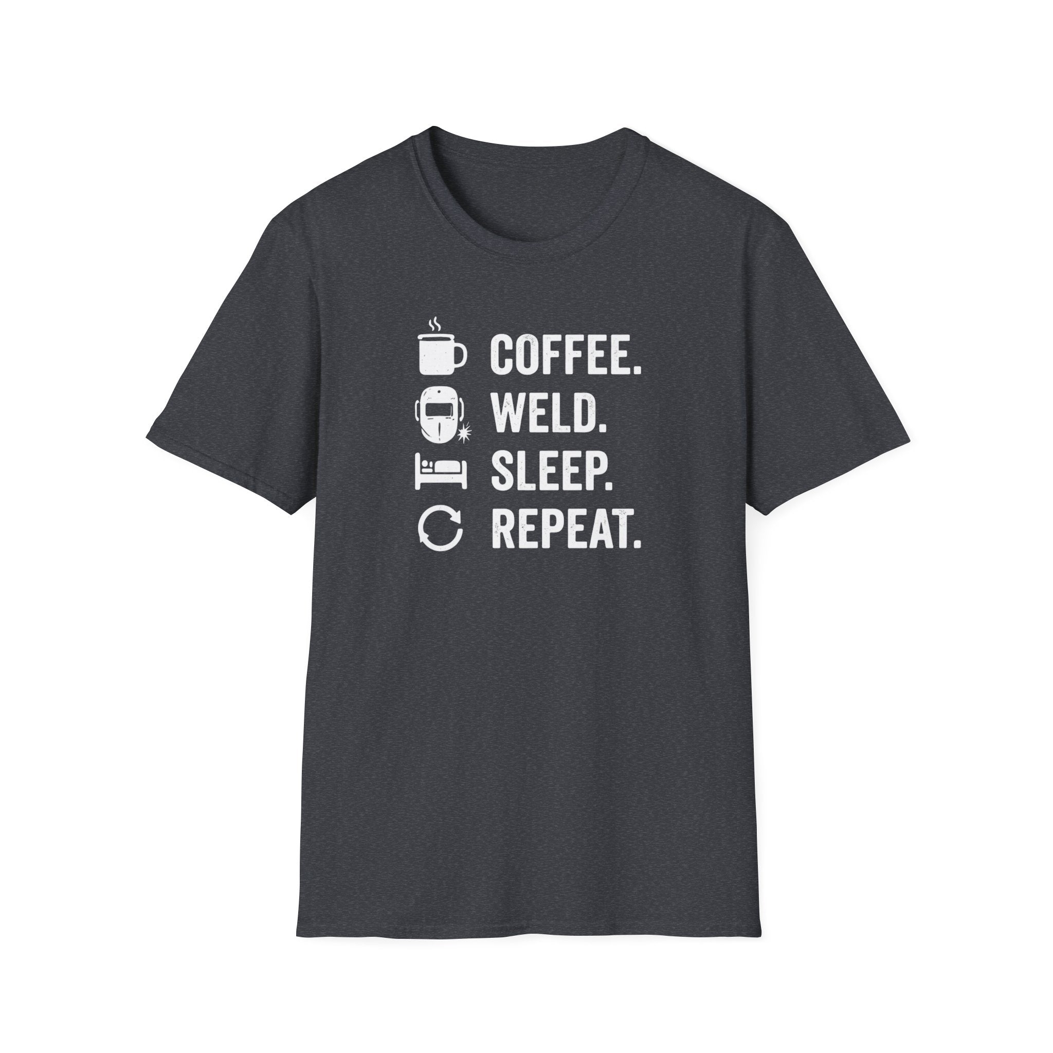 Coffee Weld Sleep Repeat T-Shirt