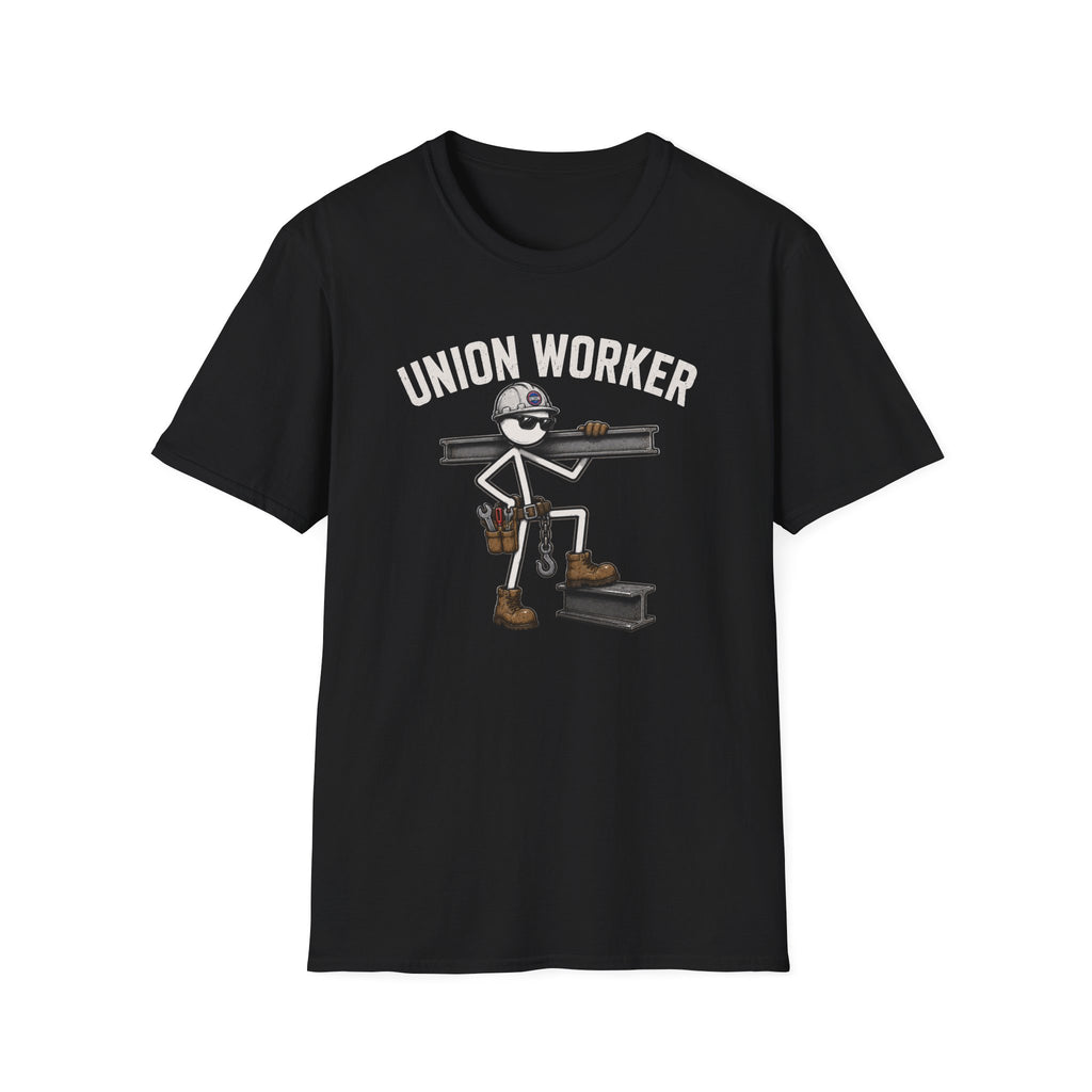 Union Worker Stickman T-Shirt