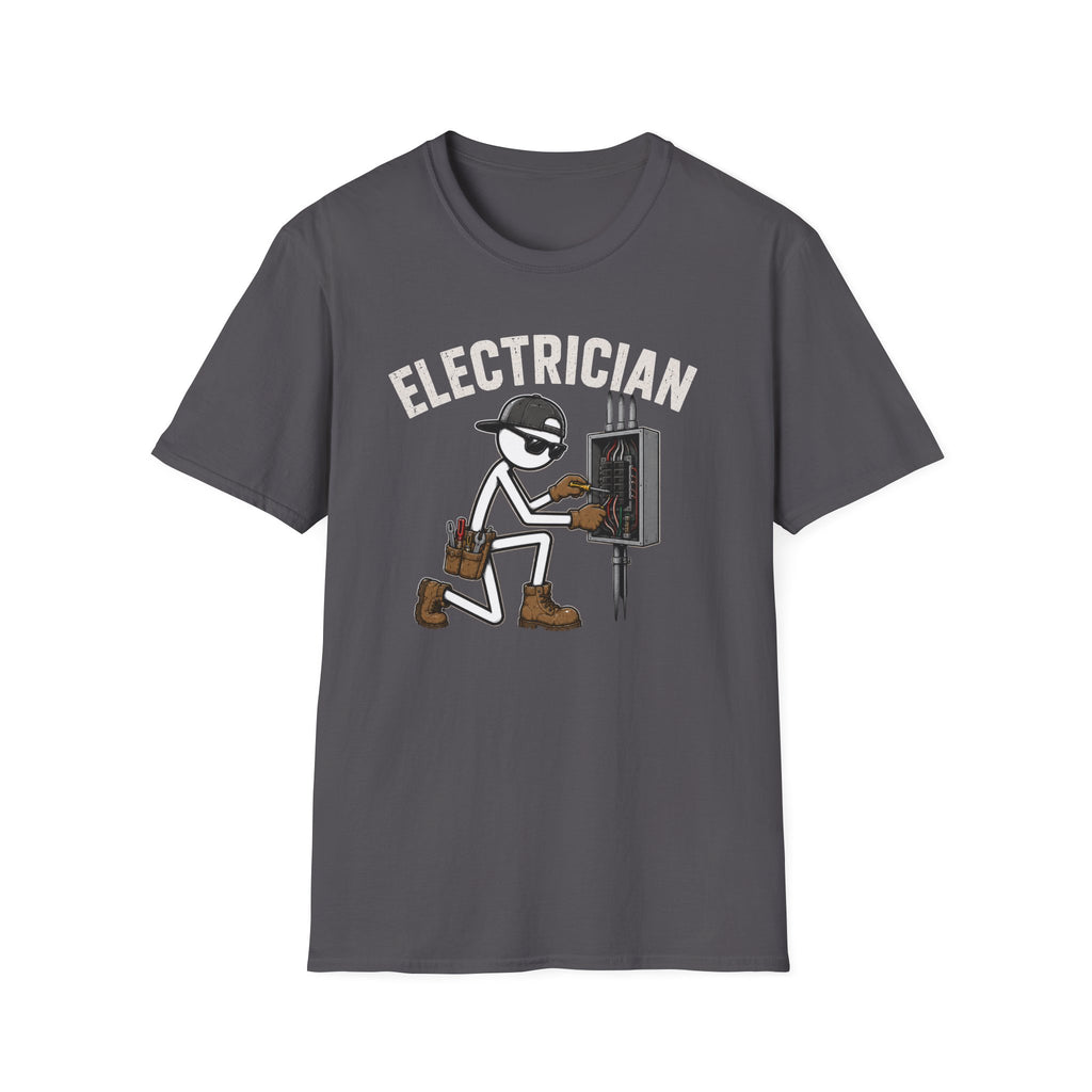 Electrician Stickman T-Shirt