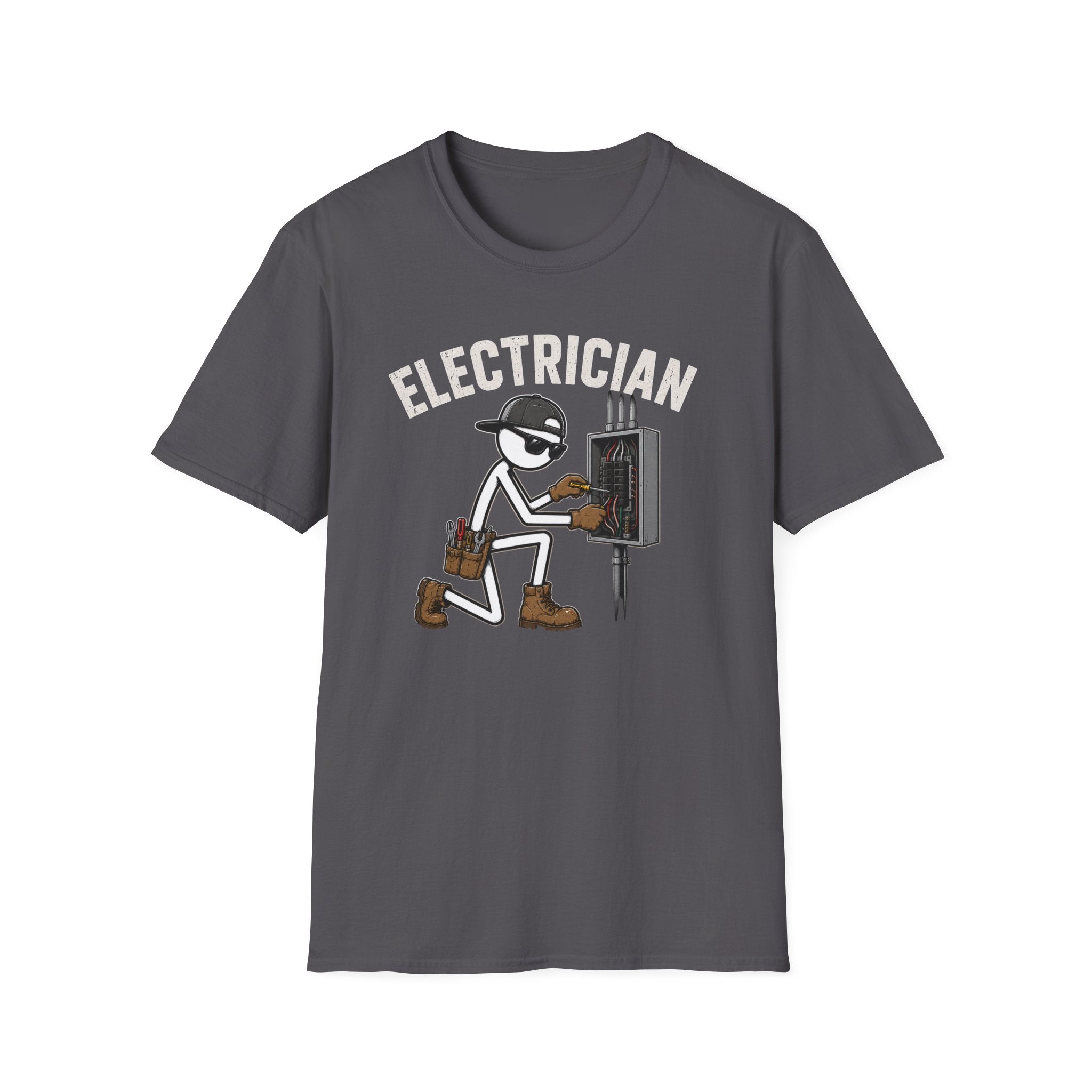 Electrician Stickman T-Shirt