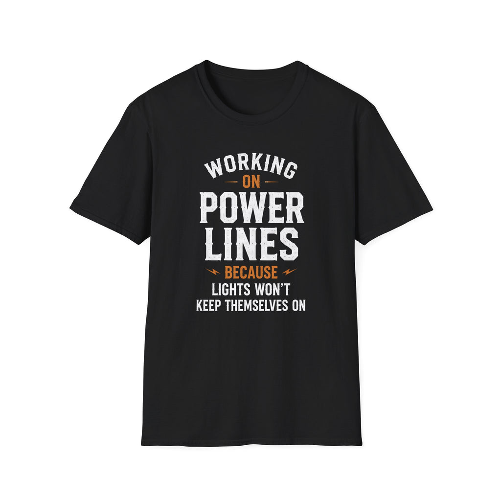 Working On Power Lines T-Shirt