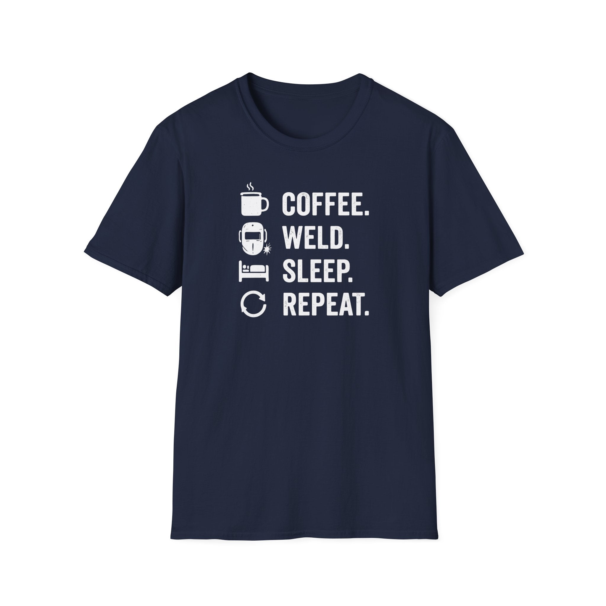 Coffee Weld Sleep Repeat T-Shirt
