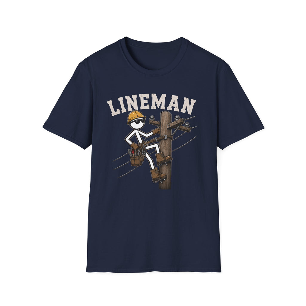 Lineman Stickman T-Shirt