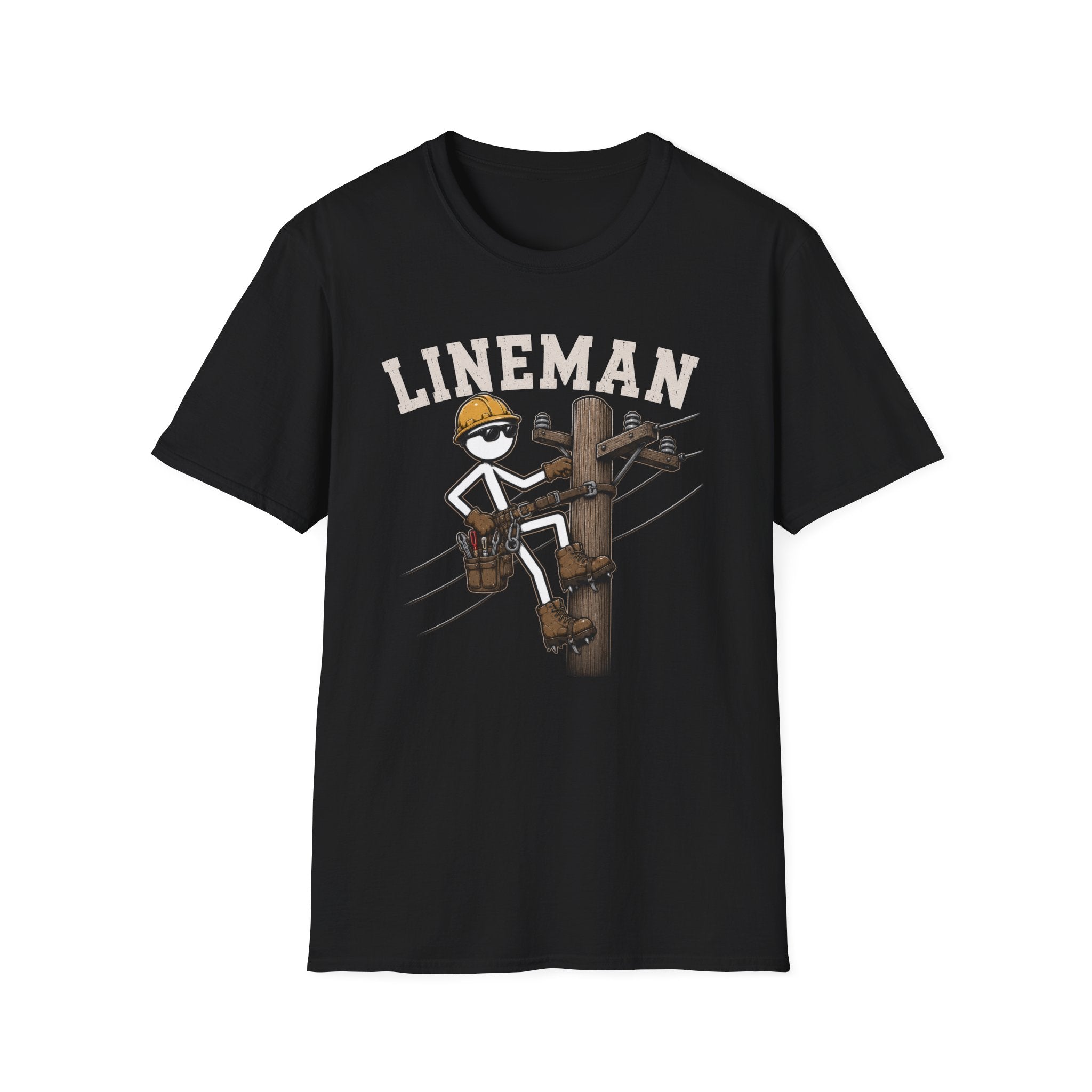 Lineman Stickman T-Shirt