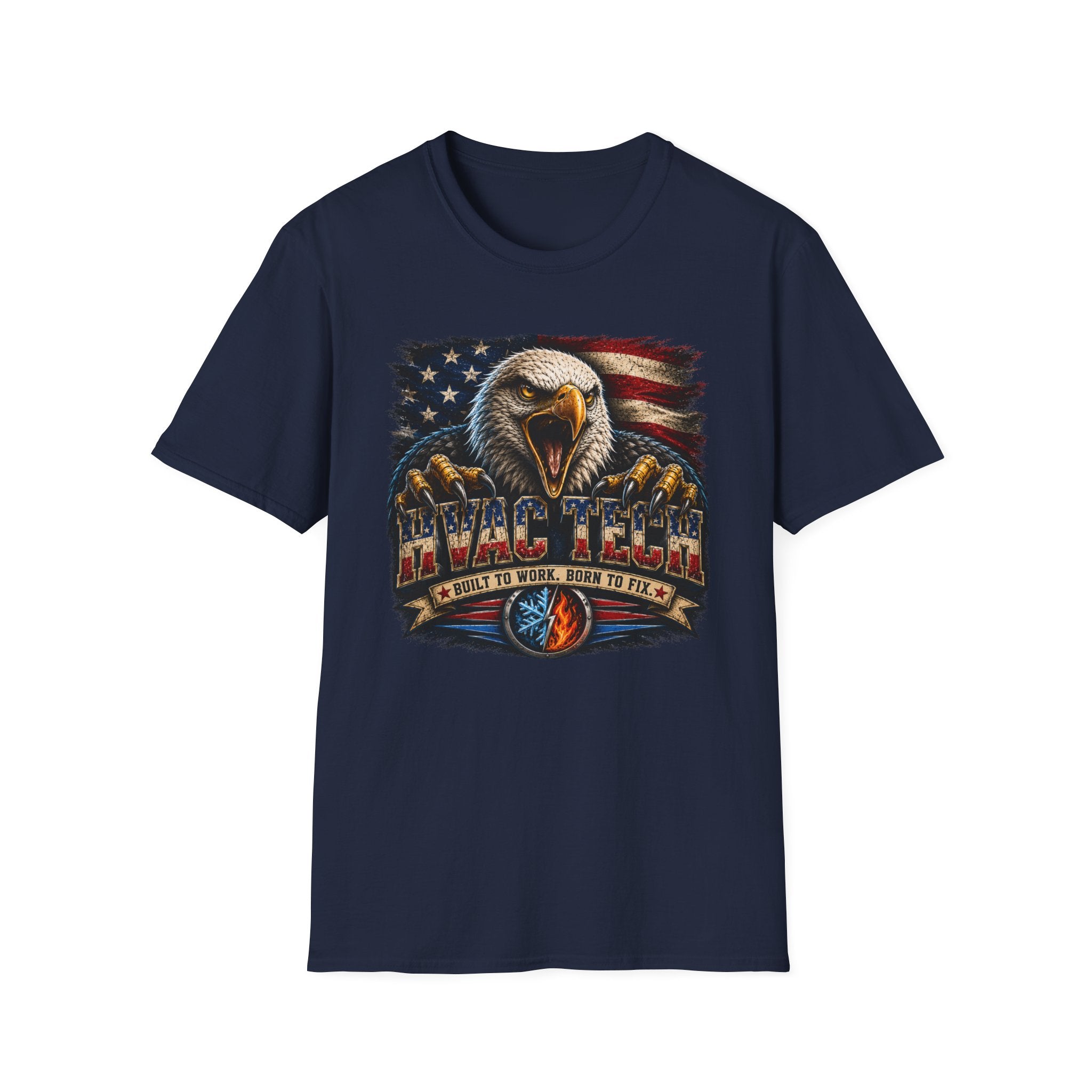 Screaming Eagle HVAC Tech T-Shirt