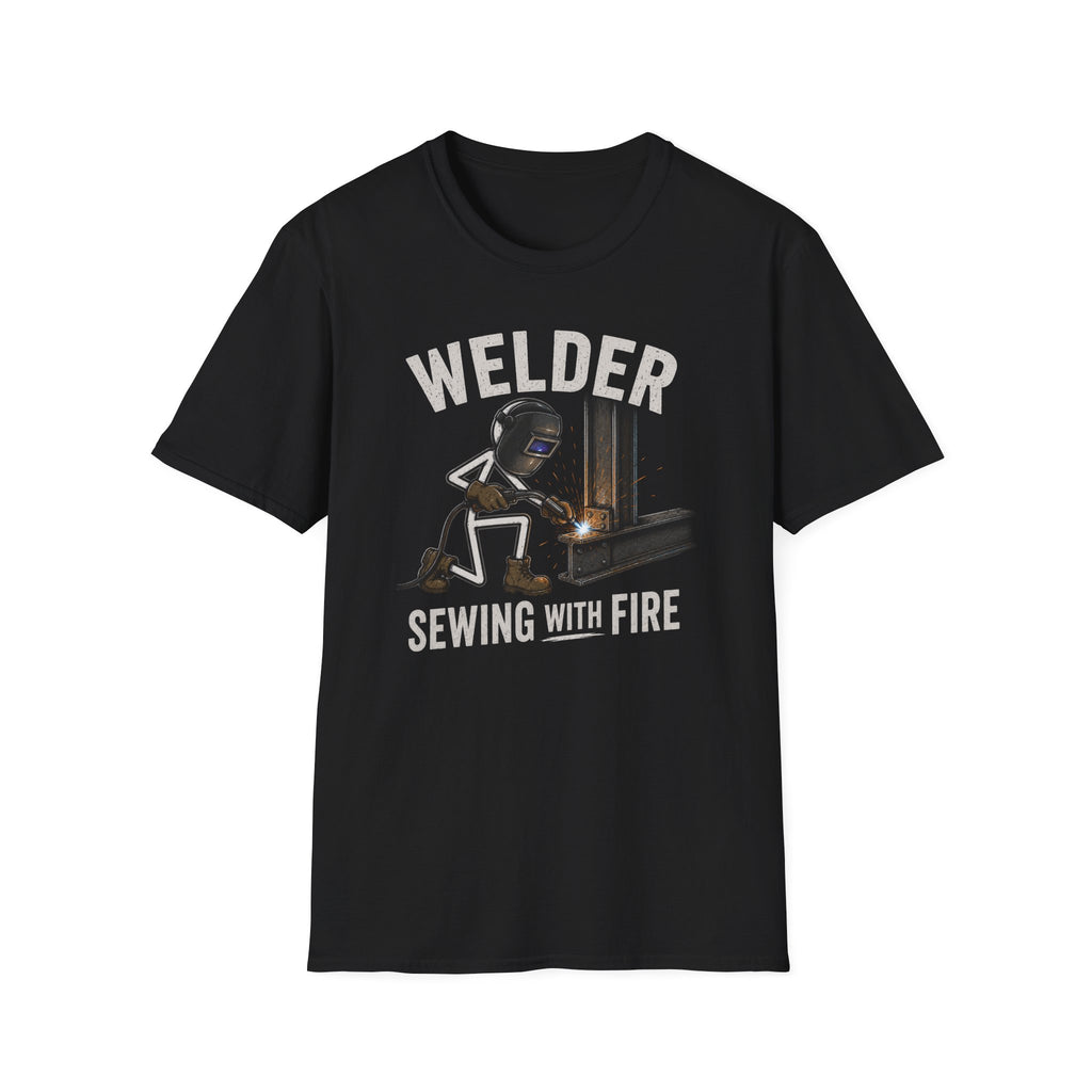 Welder Stickman T-Shirt