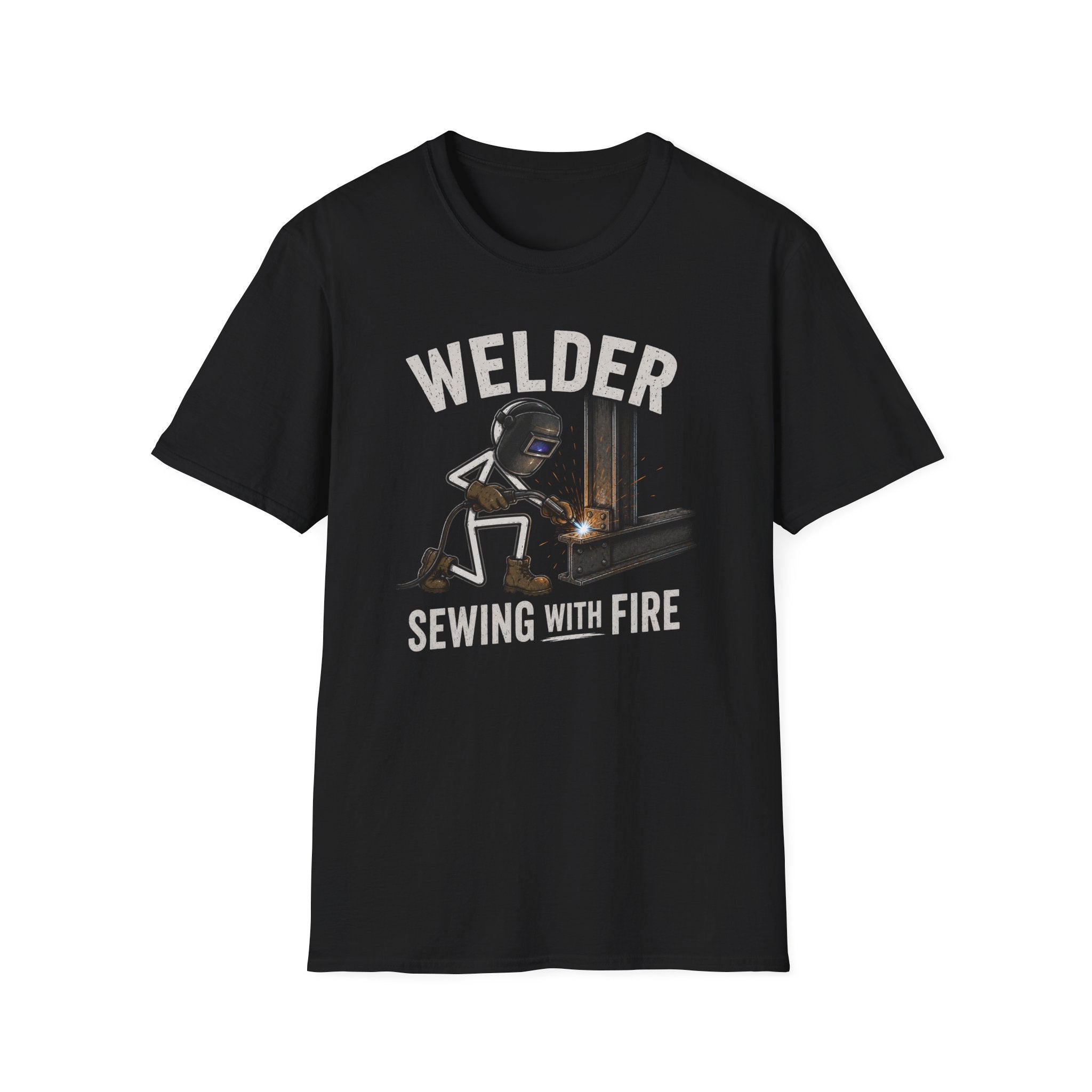 Welder Stickman T-Shirt