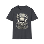 Blue Collar Electrician Skull T-Shirt
