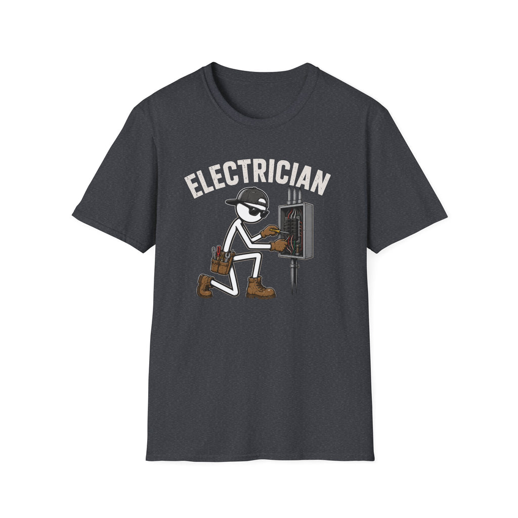Electrician Stickman T-Shirt