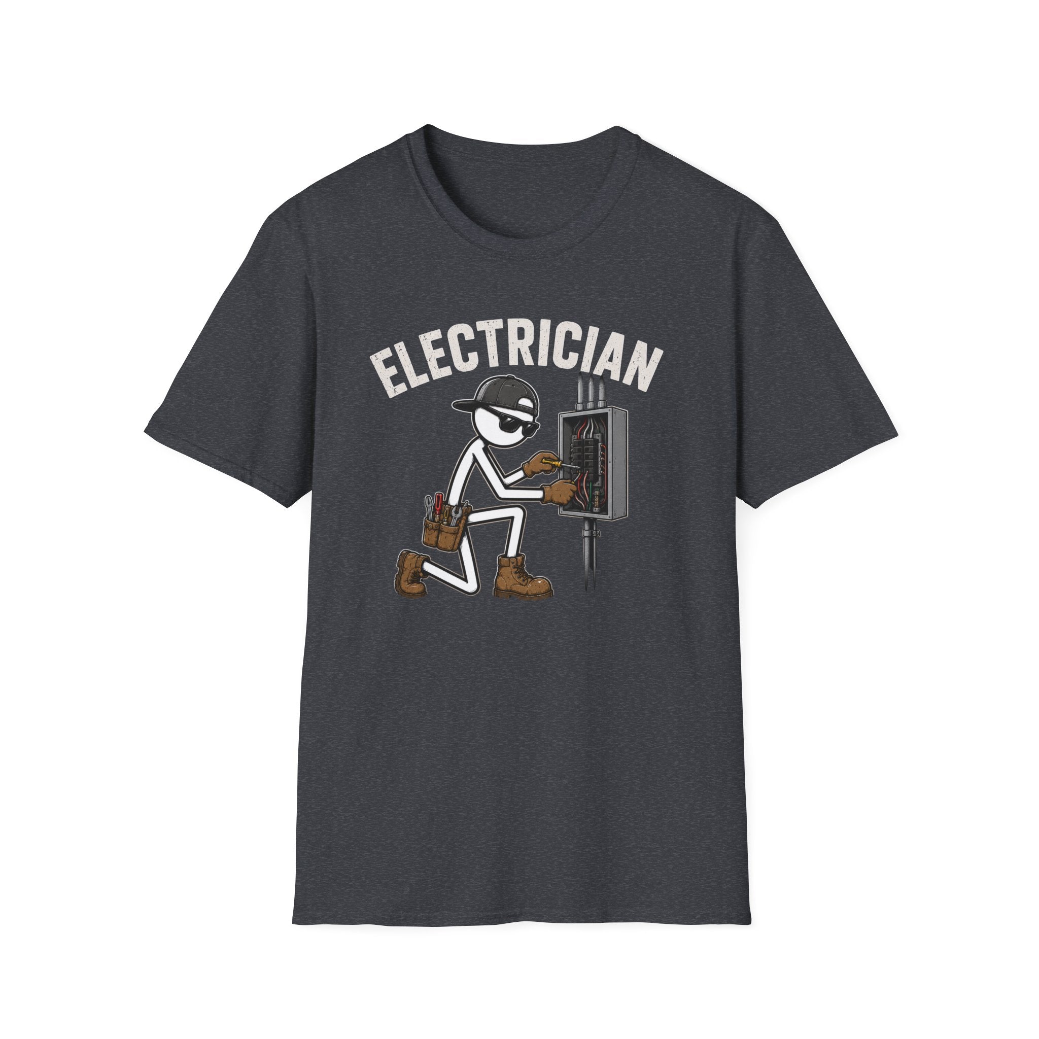 Electrician Stickman T-Shirt