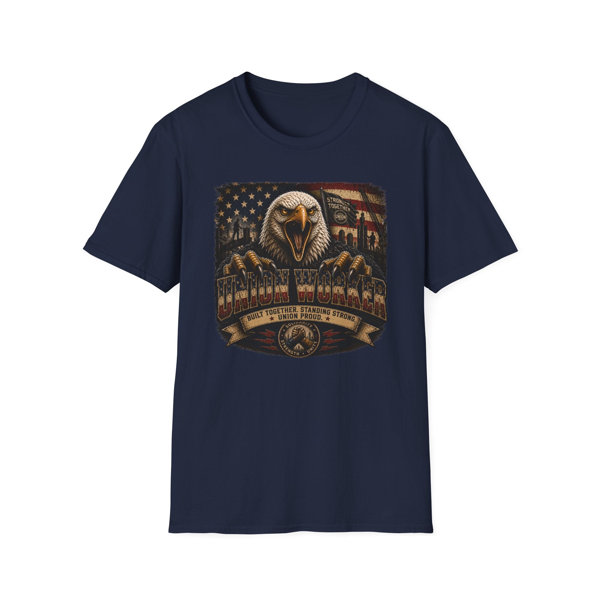 Screaming Eagle Union Worker T-Shirt