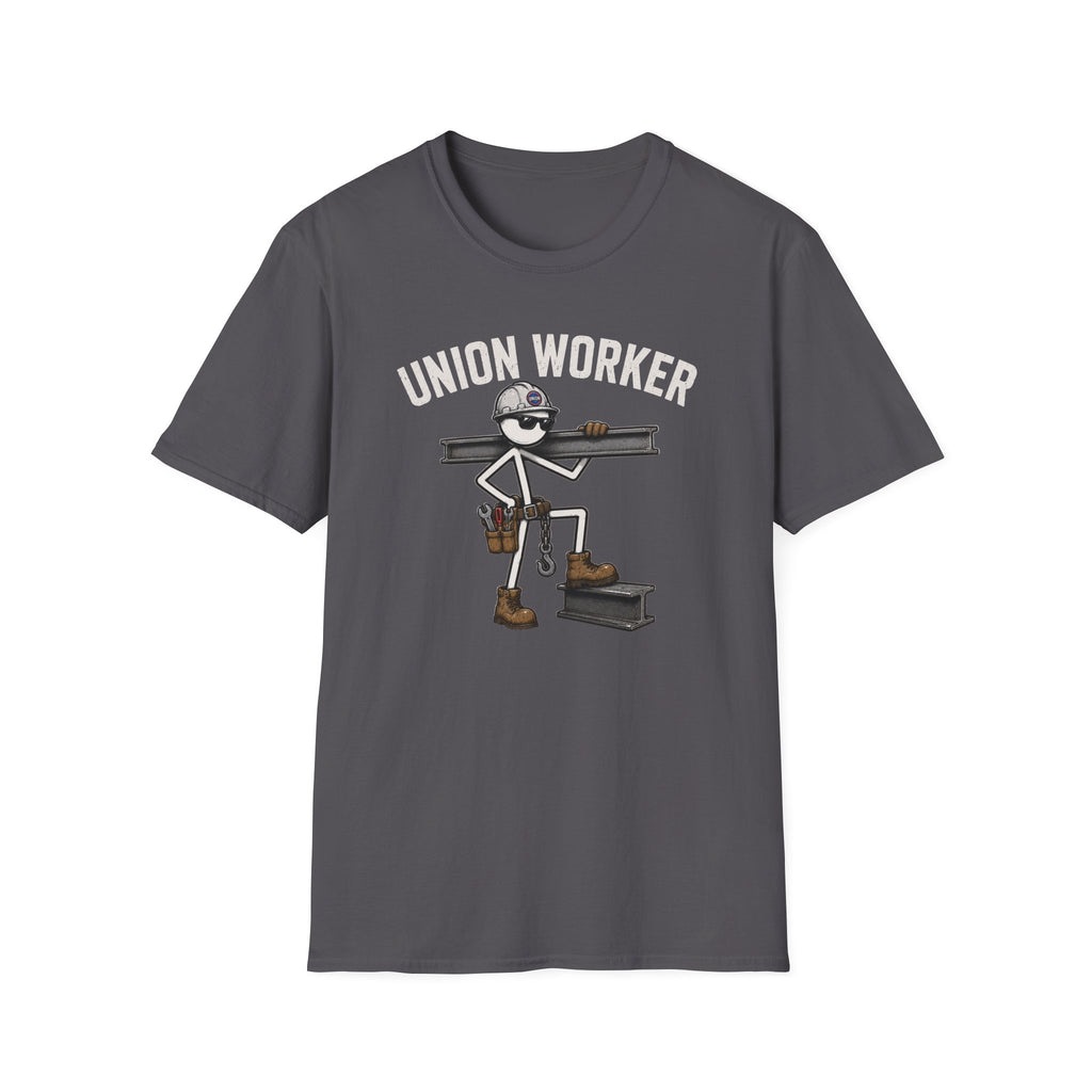 Union Worker Stickman T-Shirt
