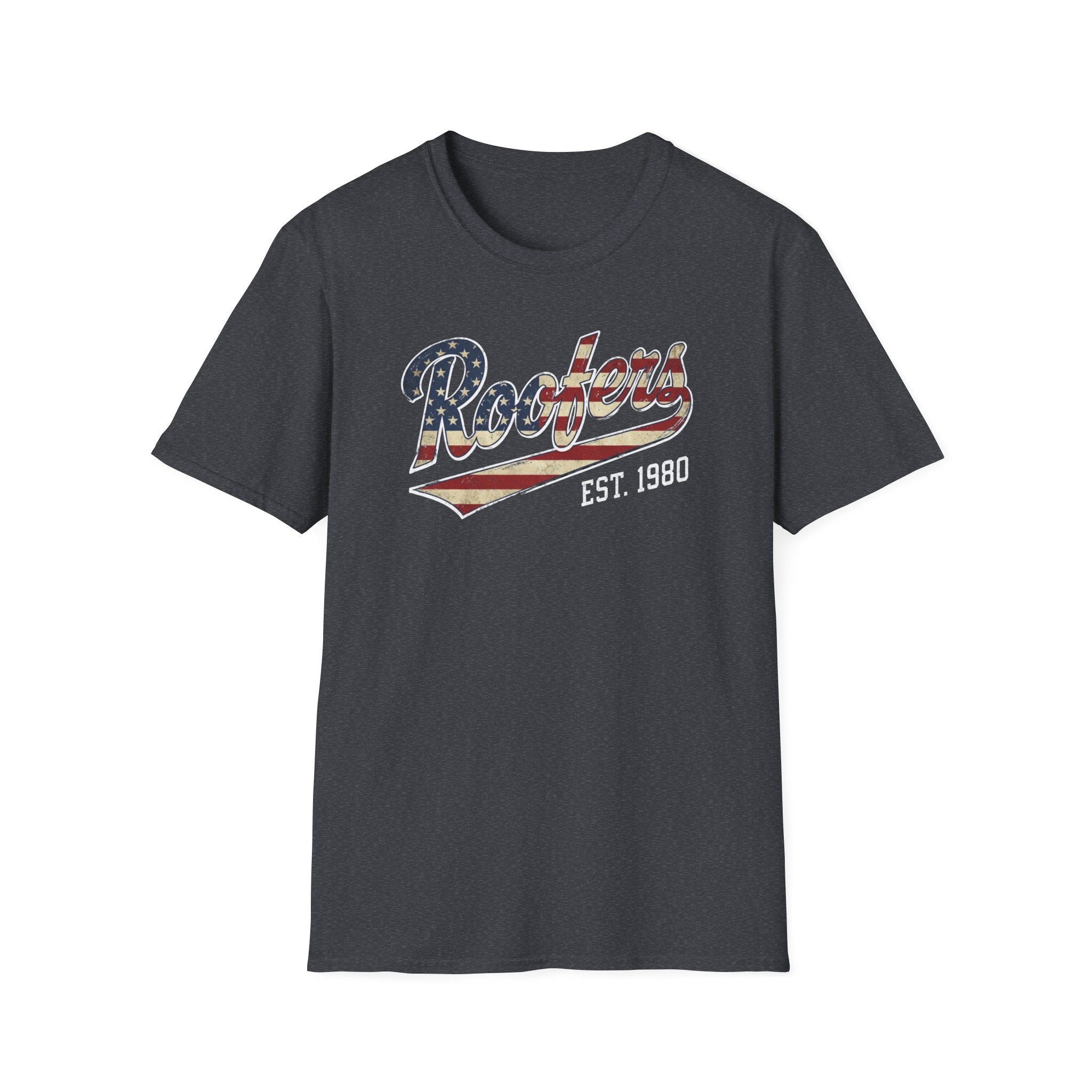 Roofers Patriotic Softball T-Shirt