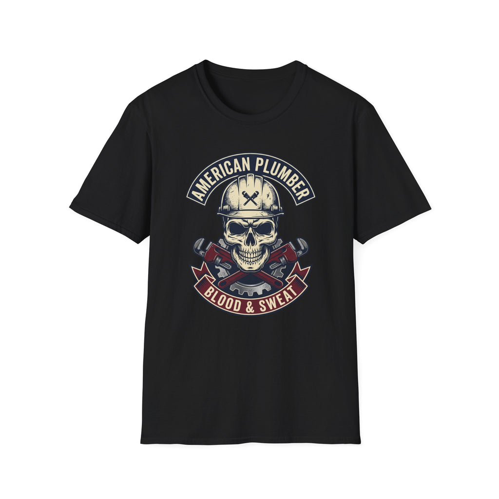 American Plumber Skull T-Shirt