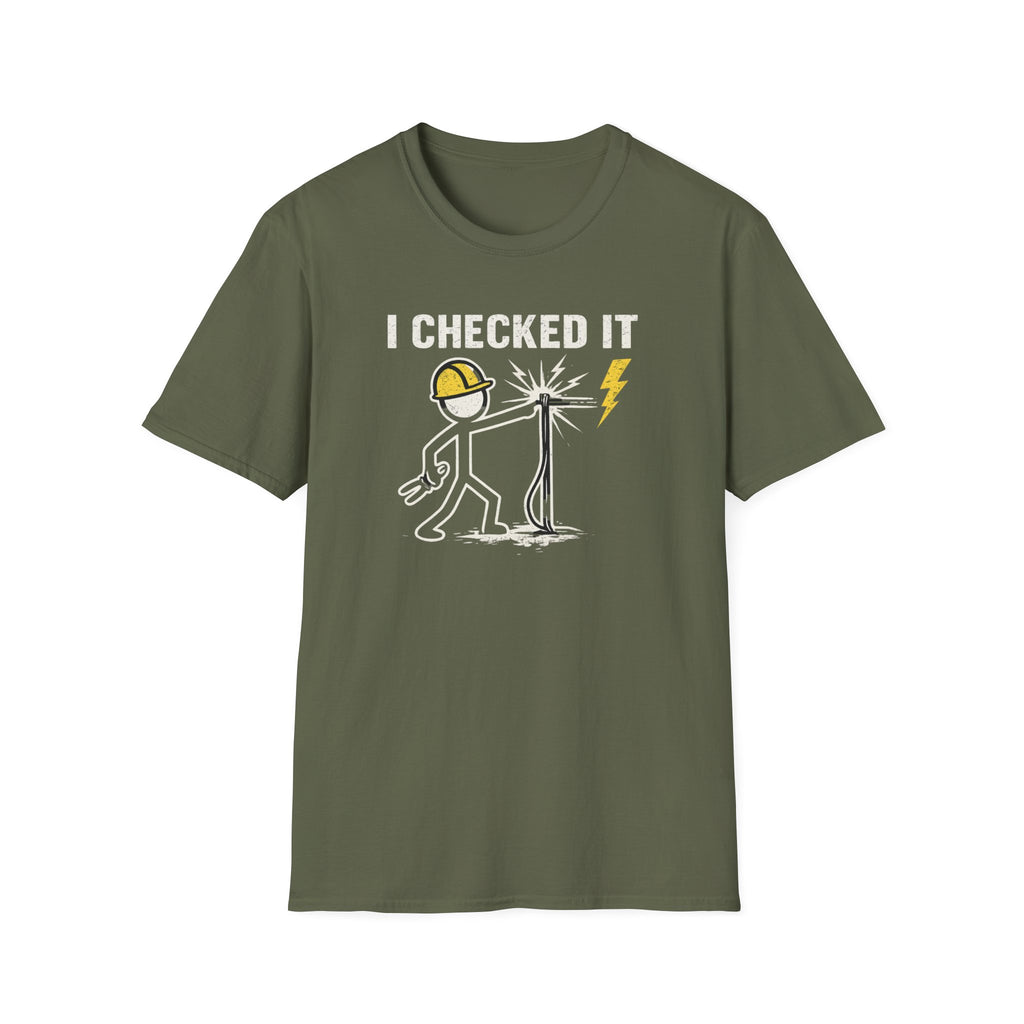 Electrician I Checked It T-Shirt