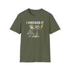 Electrician I Checked It T-Shirt