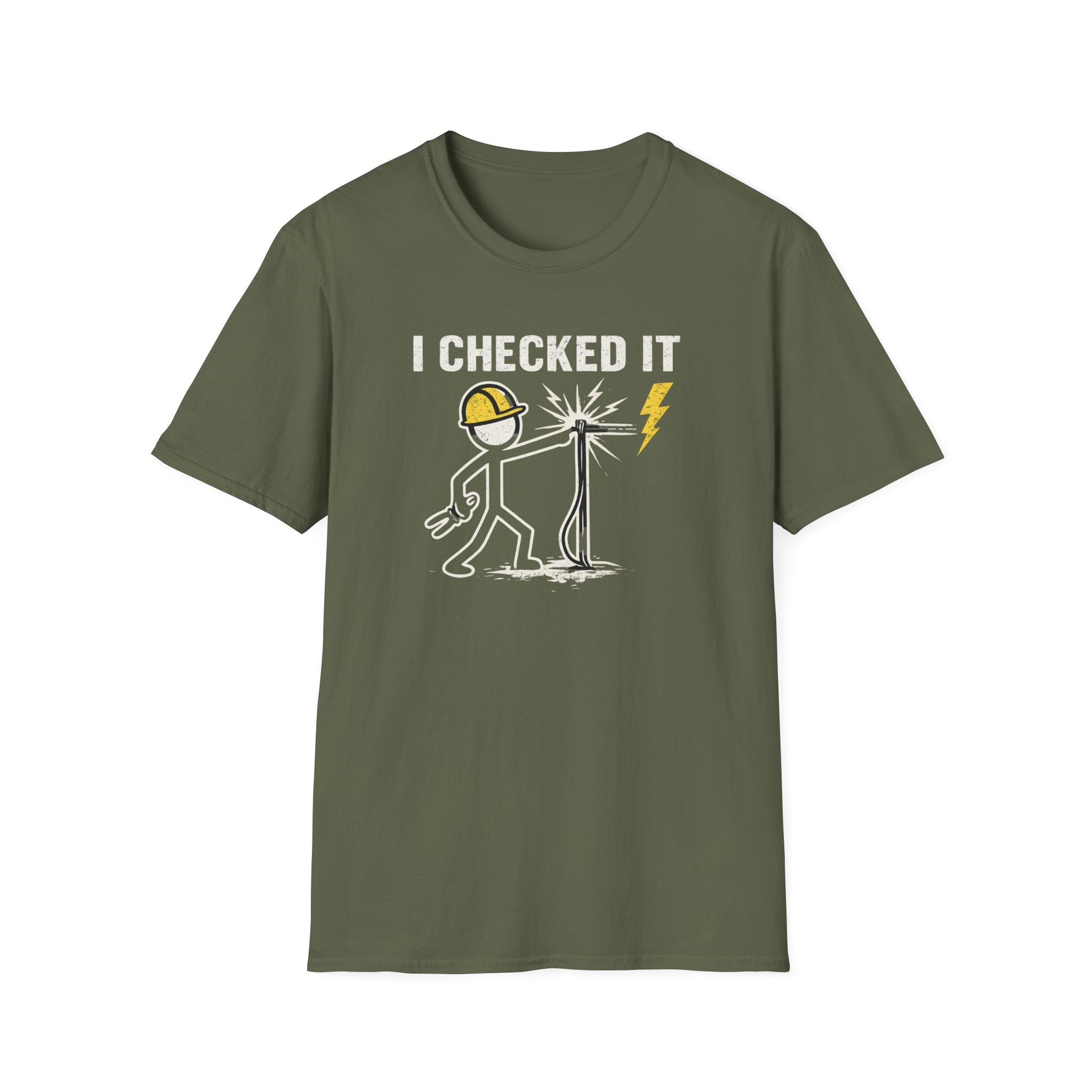 Electrician I Checked It T-Shirt