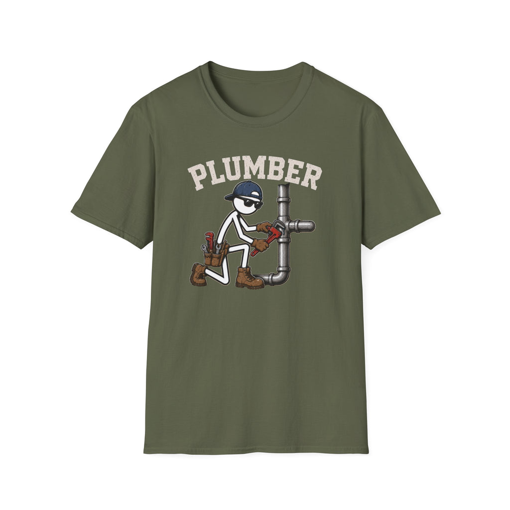 Plumber Stickman T-Shirt