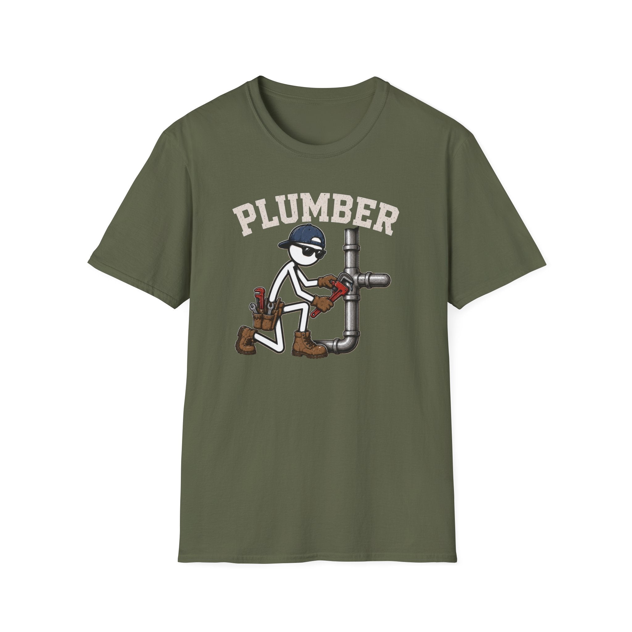 Plumber Stickman T-Shirt