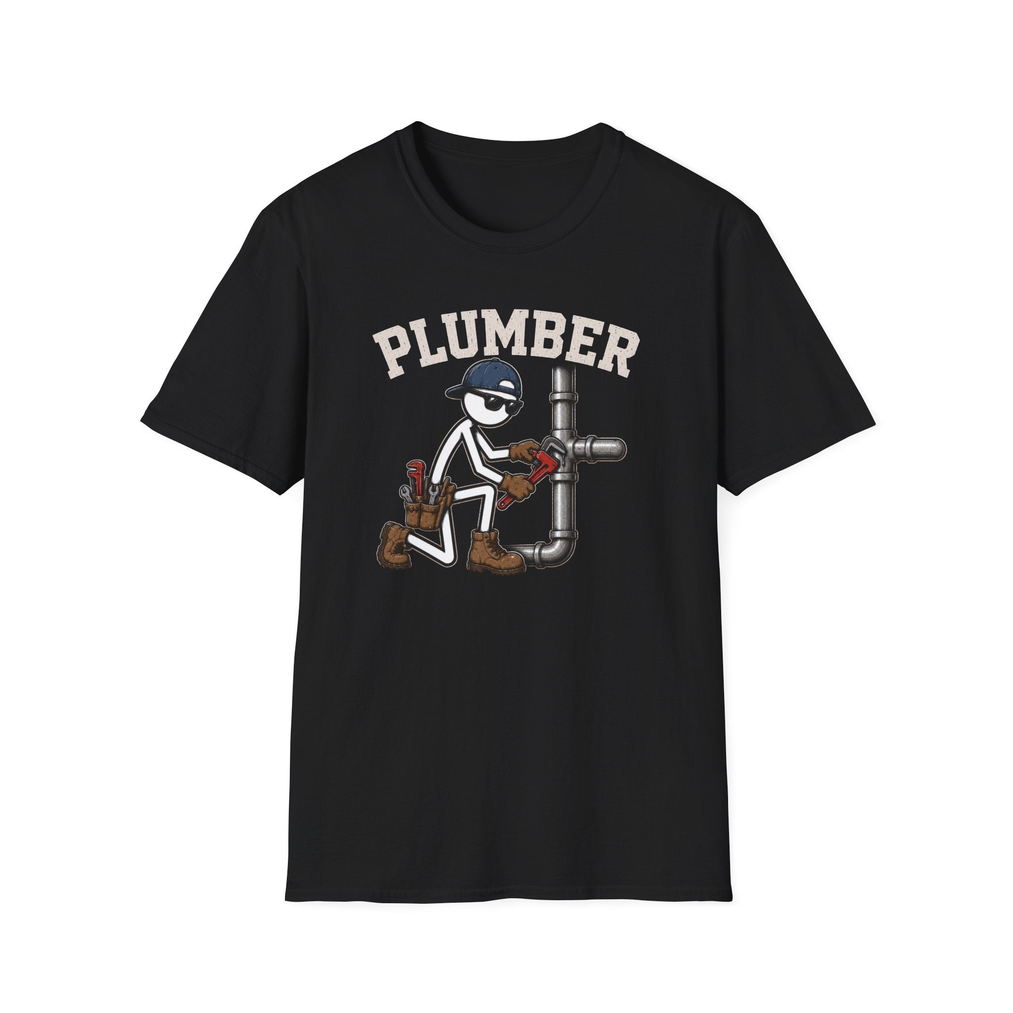 Plumber Stickman T-Shirt