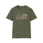HVAC Techs Patriotic Softball T-Shirt