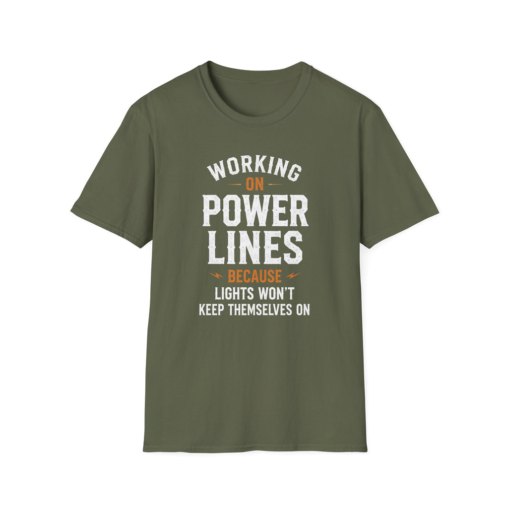 Working On Power Lines T-Shirt