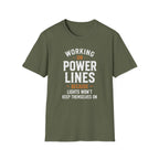 Working On Power Lines T-Shirt