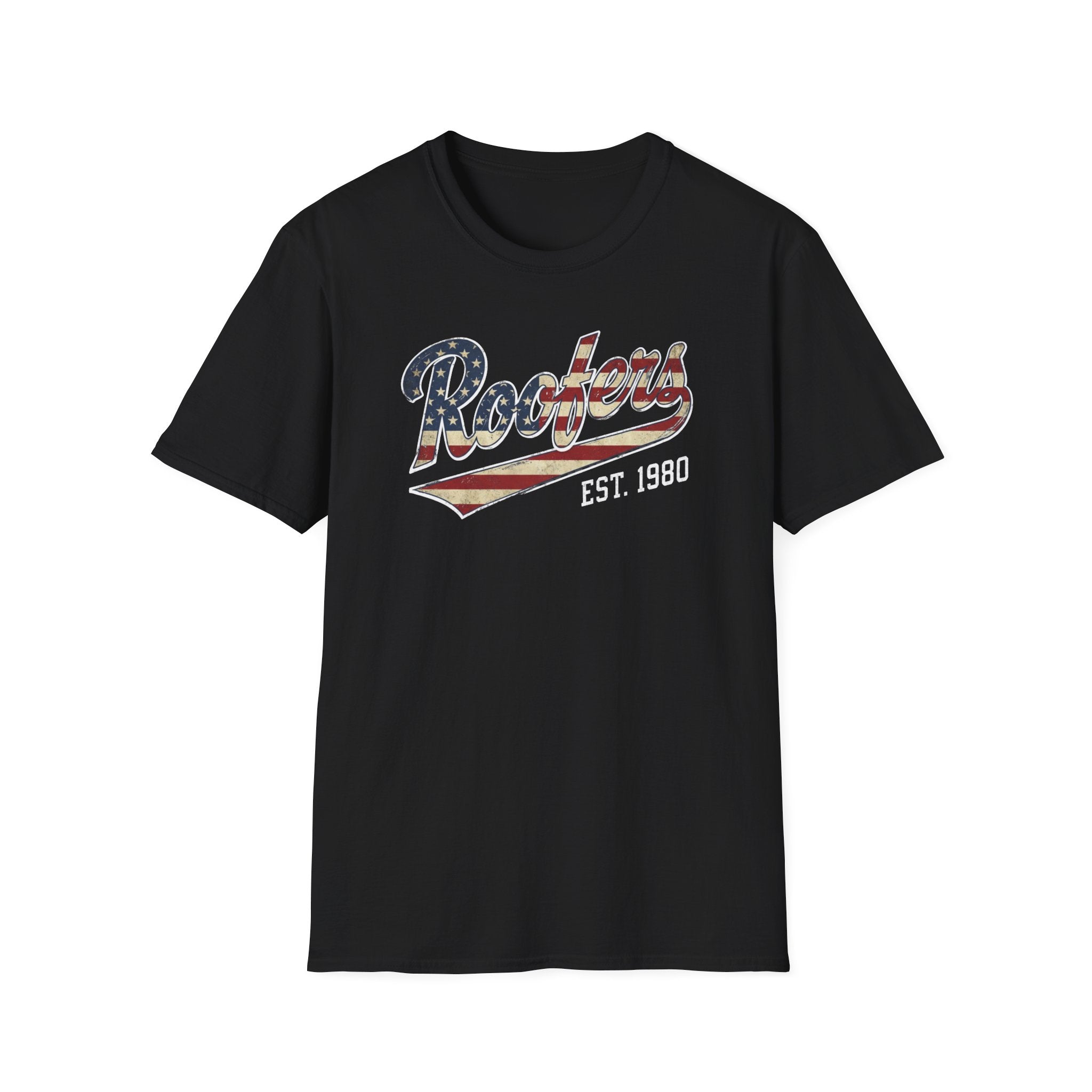 Roofers Patriotic Softball T-Shirt