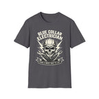 Blue Collar Electrician Skull T-Shirt