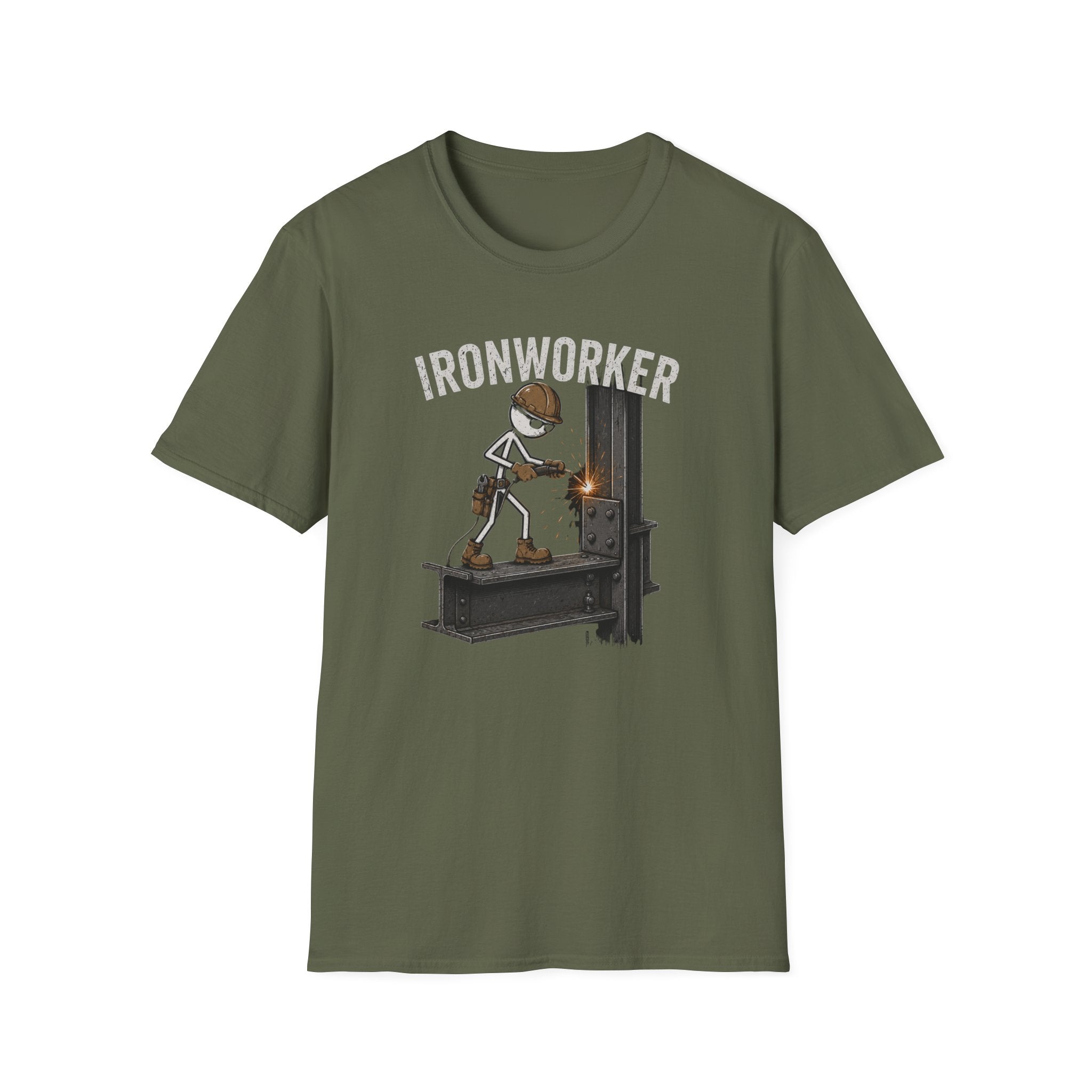 Ironworker Stickman T-Shirt