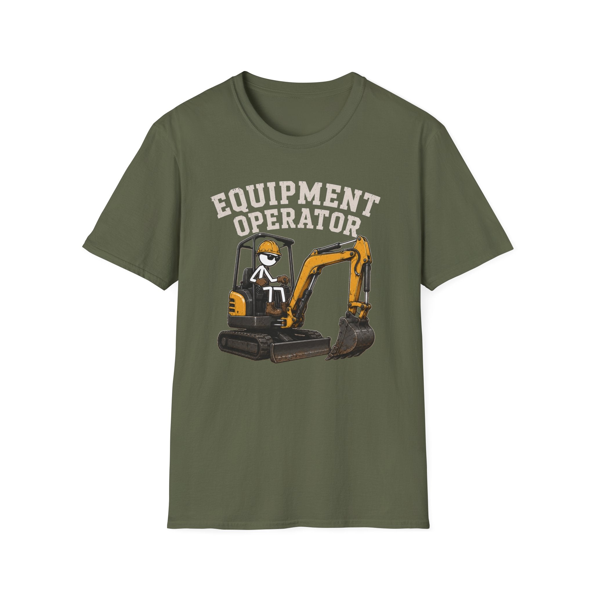 Equipment Operator Stickman T-Shirt