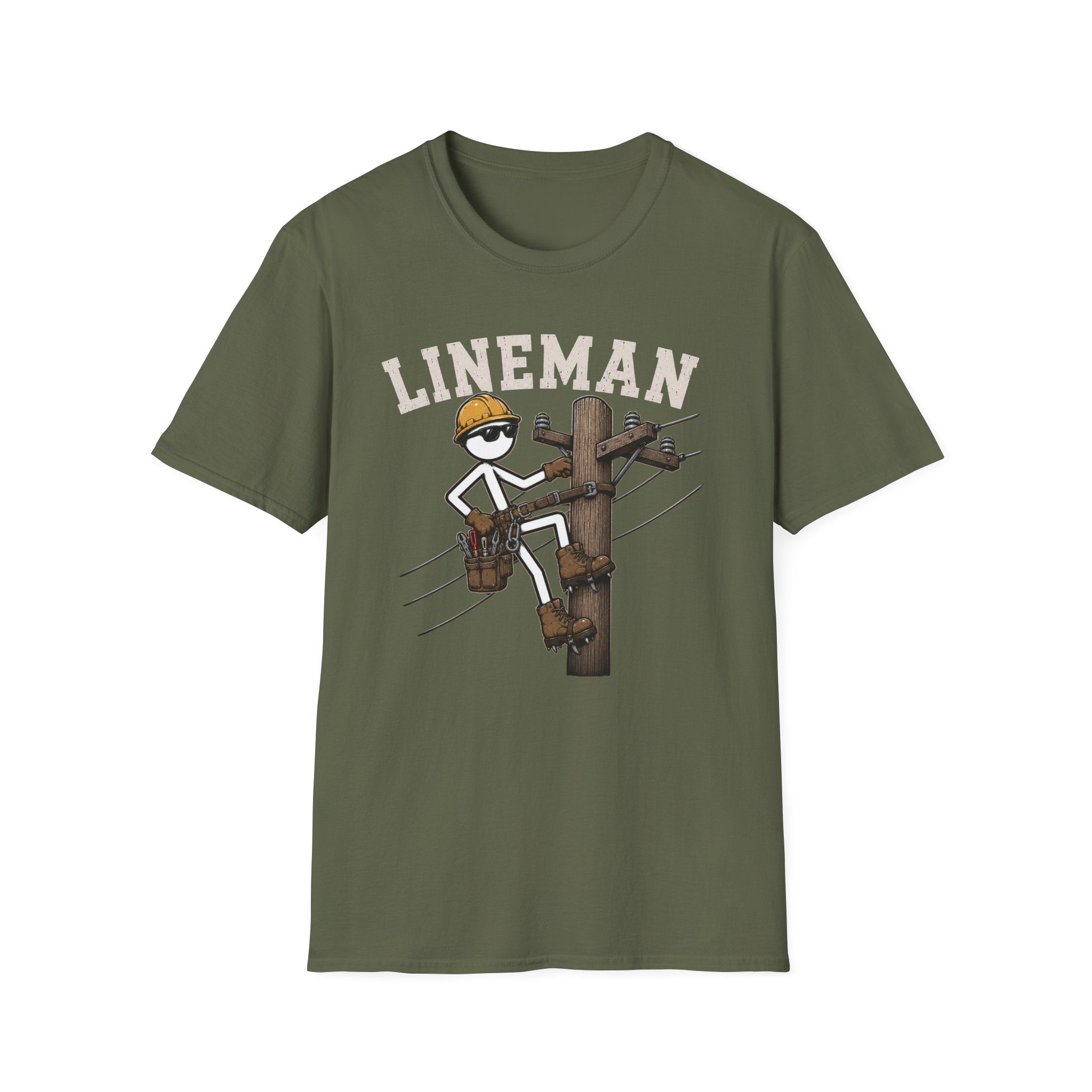 Lineman Stickman T-Shirt