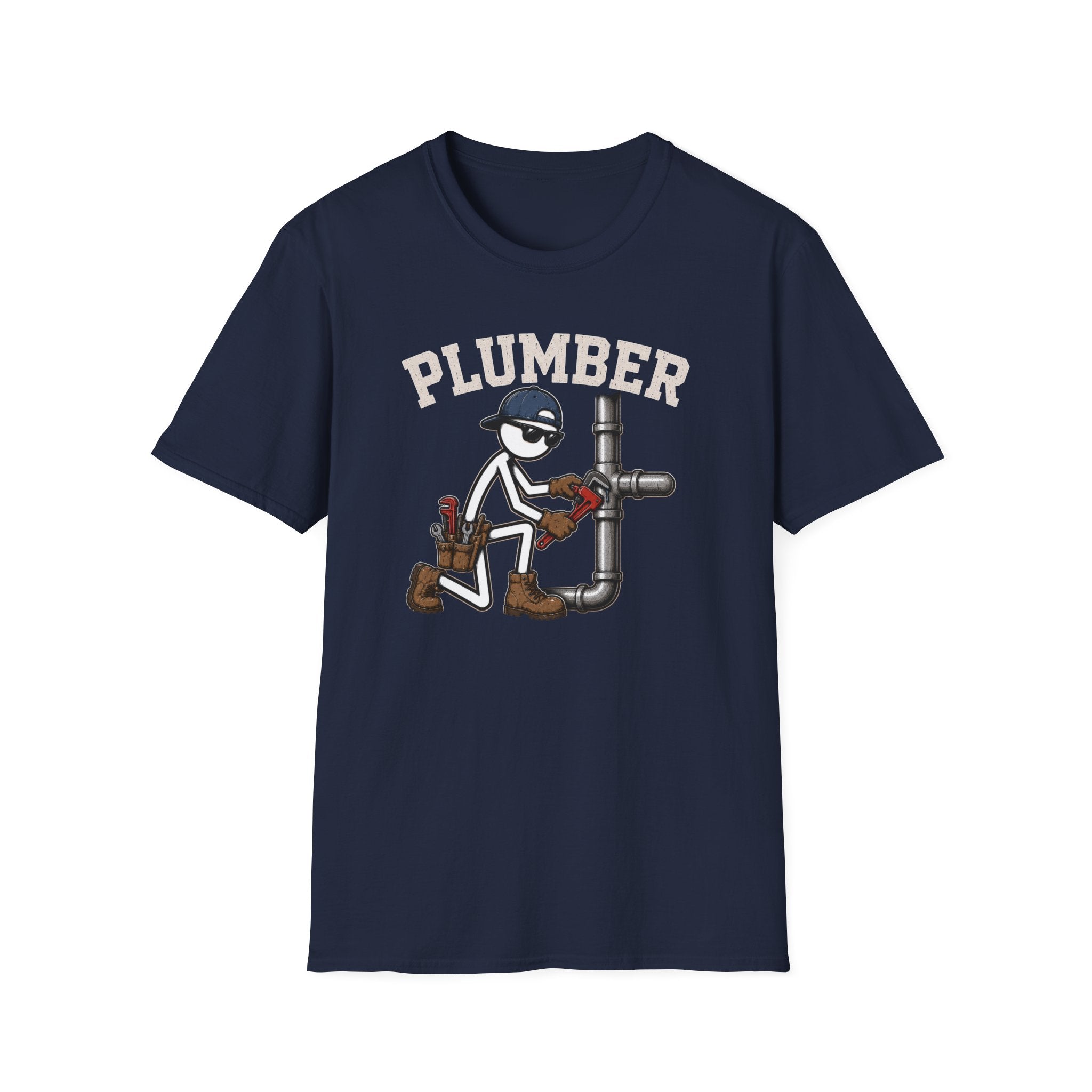 Plumber Stickman T-Shirt