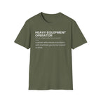 Heavy Equipment Operator Dictionary T-Shirt