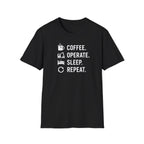 Coffee Operate Sleep Repeat T-Shirt