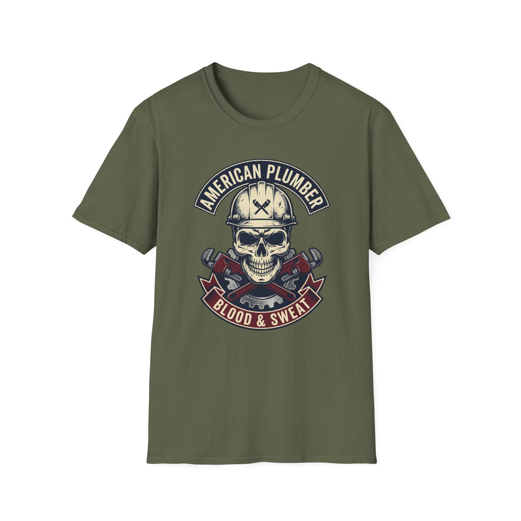 American Plumber Skull T-Shirt