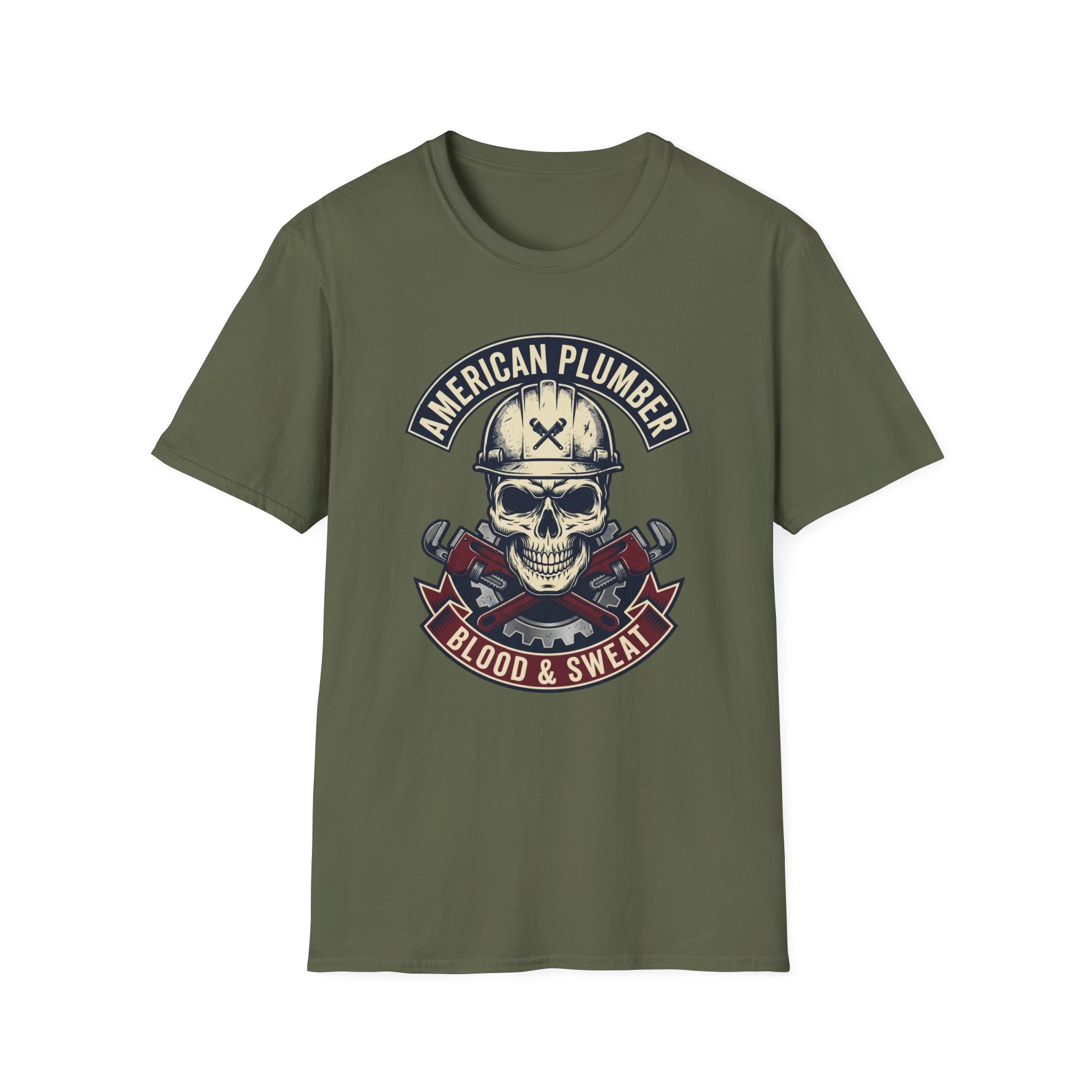 American Plumber Skull T-Shirt