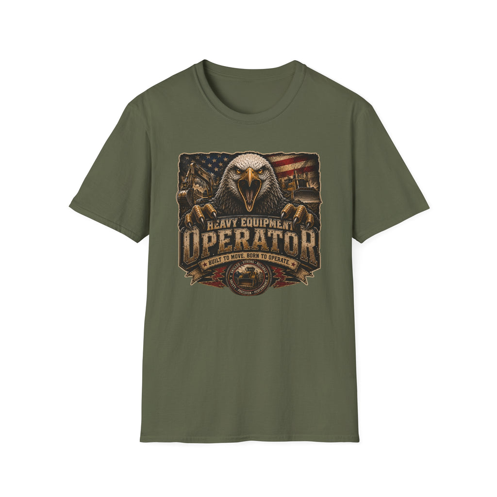 Screaming Eagle Heavy Equipment Operator T-Shirt