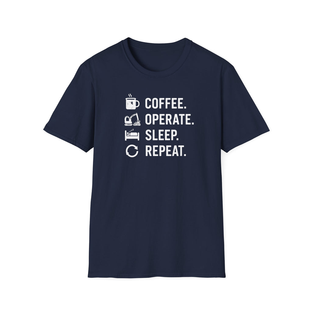 Coffee Operate Sleep Repeat T-Shirt