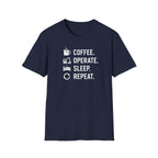 Coffee Operate Sleep Repeat T-Shirt