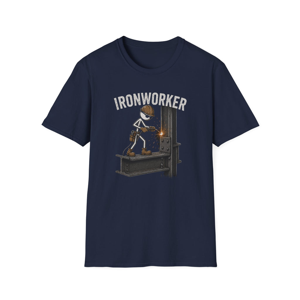Ironworker Stickman T-Shirt