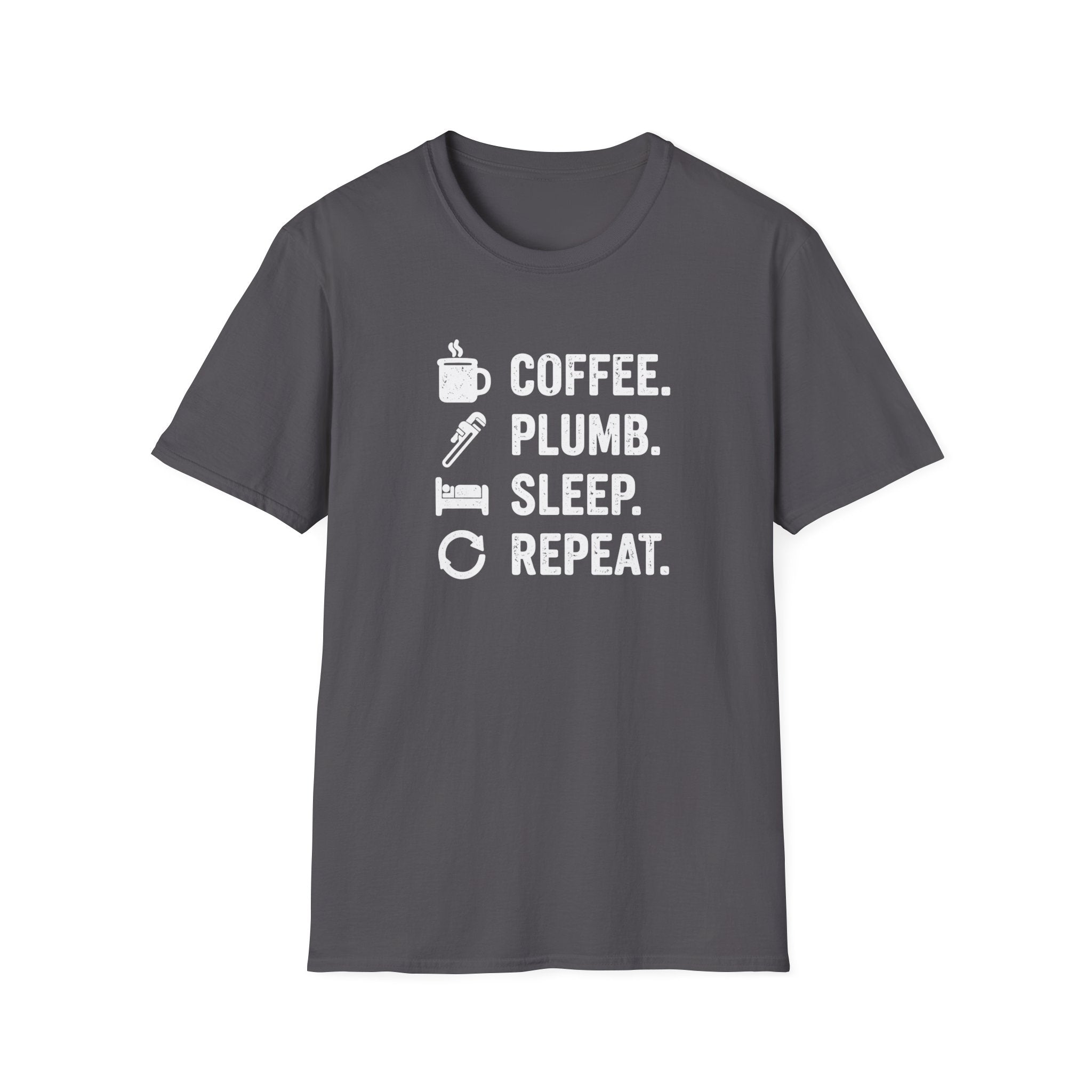 Coffee Plumb Sleep Repeat T-Shirt