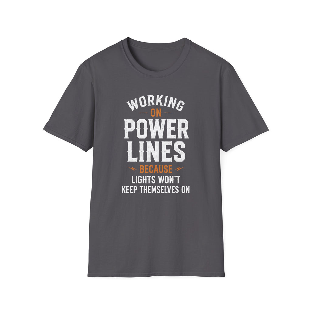 Working On Power Lines T-Shirt
