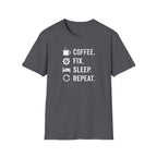 Coffee Fix Sleep Repeat T-Shirt