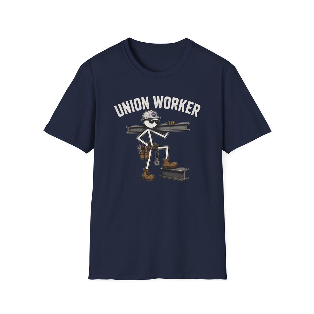 Union Worker Stickman T-Shirt
