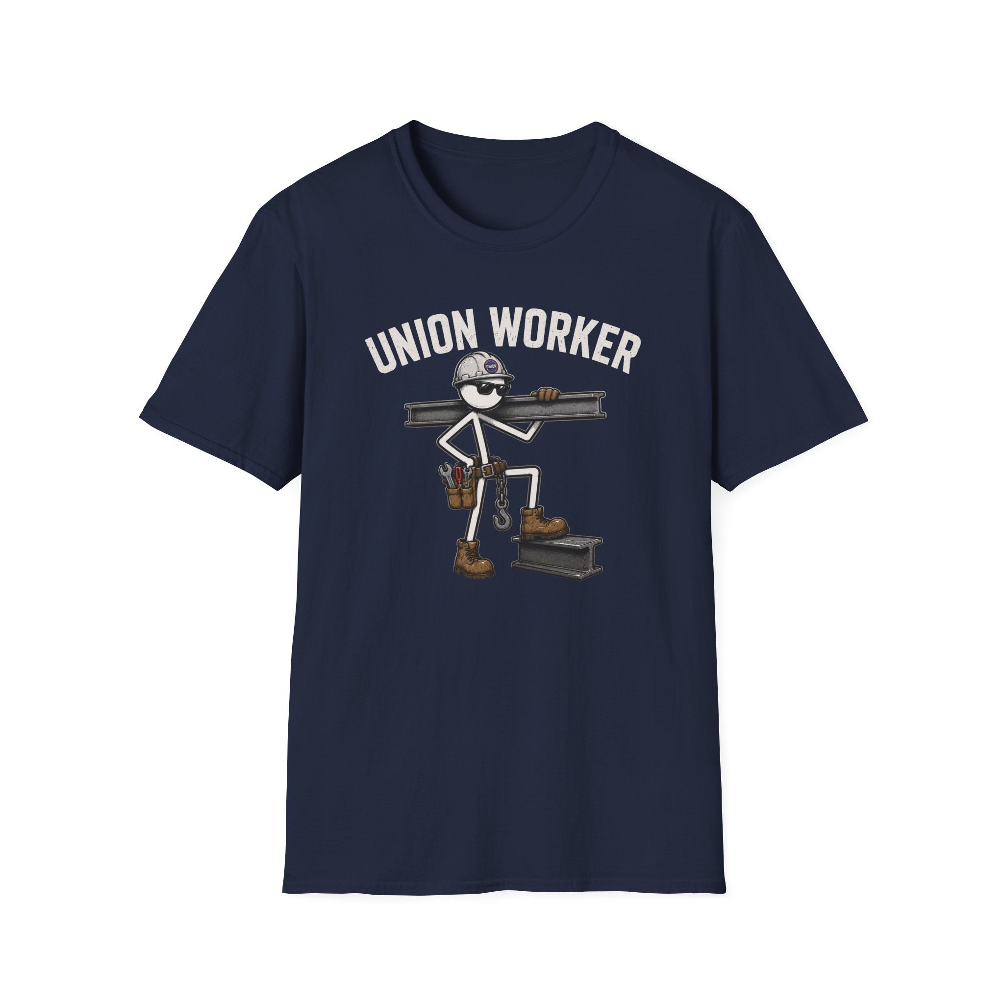 Union Worker Stickman T-Shirt