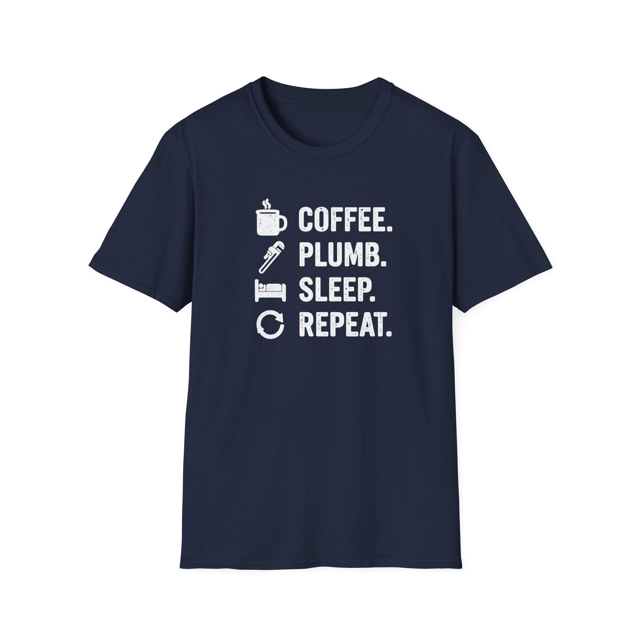 Coffee Plumb Sleep Repeat T-Shirt