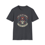 Blue Collar Lineman Skull T-Shirt